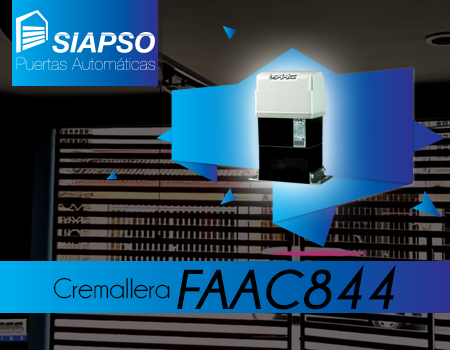  MOTOR DE CREMALLERA FAAC 844